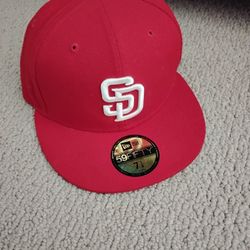 Red SD Fitted Cap