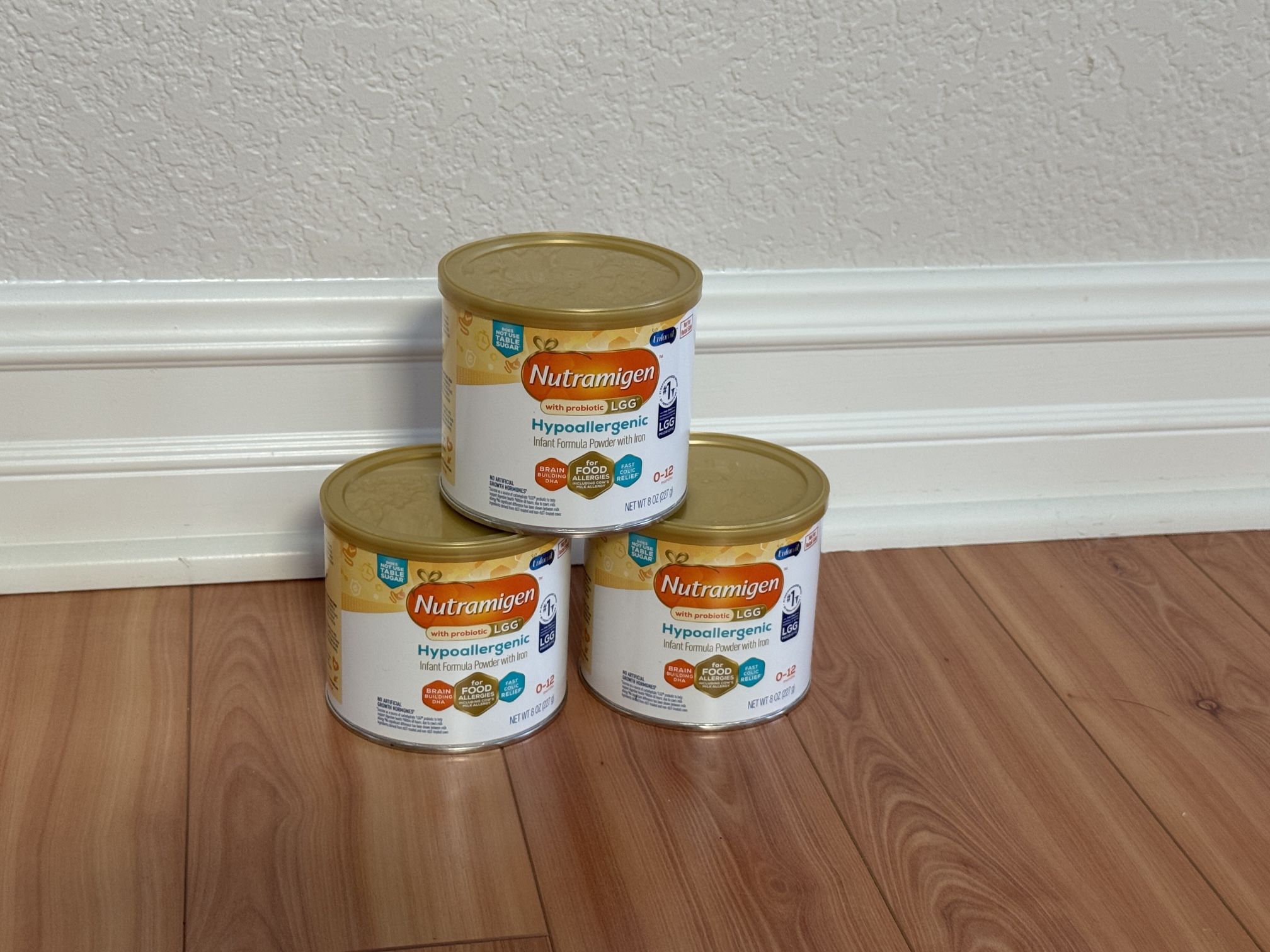 3 Small Containers Baby Infant Formula