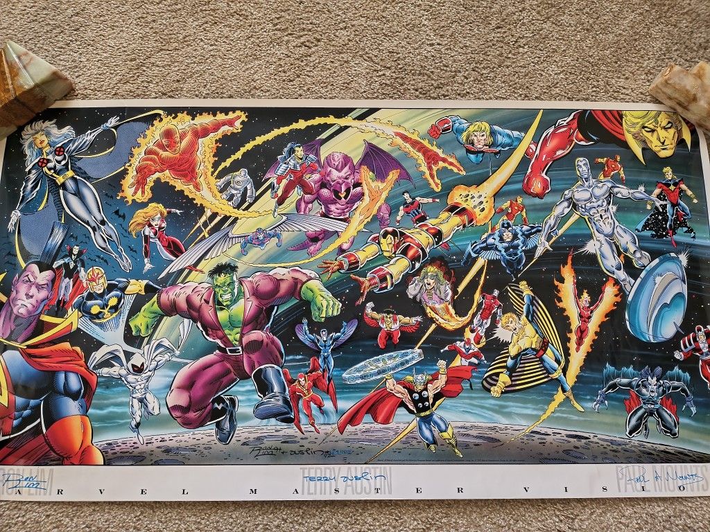 Disney Marvel Vintage Poster