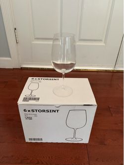 STORSINT Wine glass, clear glass, 17 oz (18 glasses)