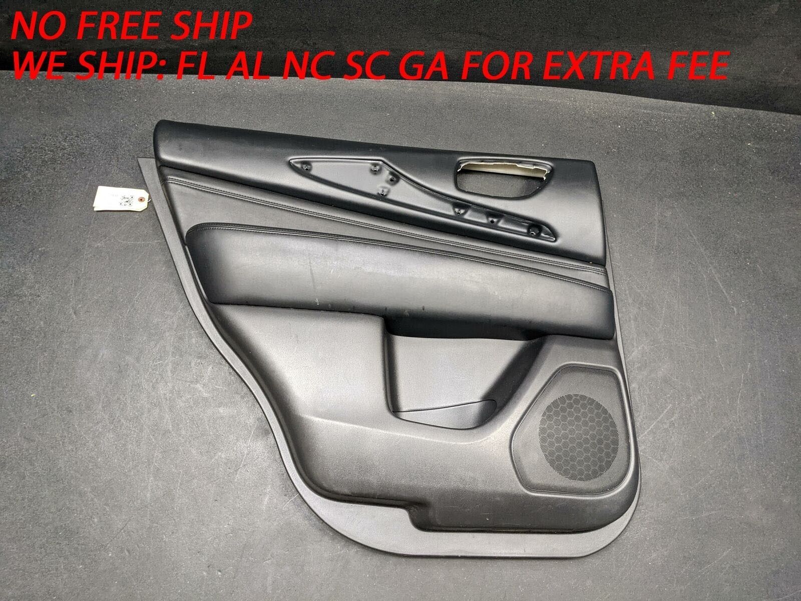 Rear Left Door Trim Panel Black 2013 Infiniti JX35 829A1-3JA0A 2014 (I7696)