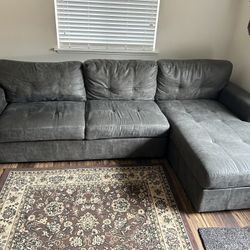 Grey Couch With Chaise