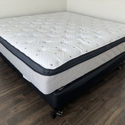 Full Set Of Queen Beds Matress, Box And Frame 