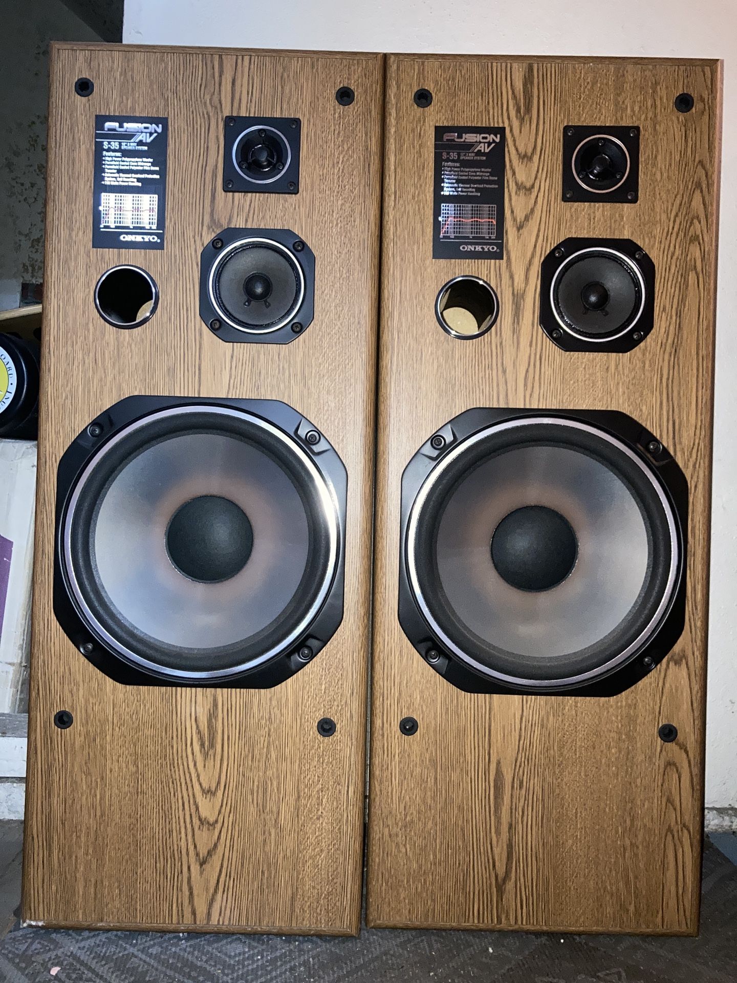 Onkyo Fusion AV S-35 Speakers