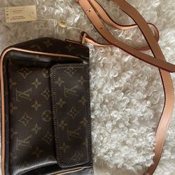 Viva Cite handbag Monogram Canvas PM clutch/ Shoulder