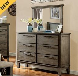 Dresser with mirror