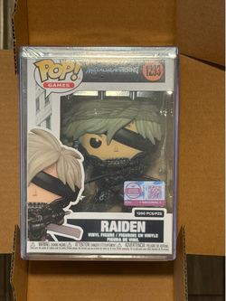 Funko Pop Vinyl 1233 Metal Gear Rising Raiden LE 1200 Sealed Hard Protector