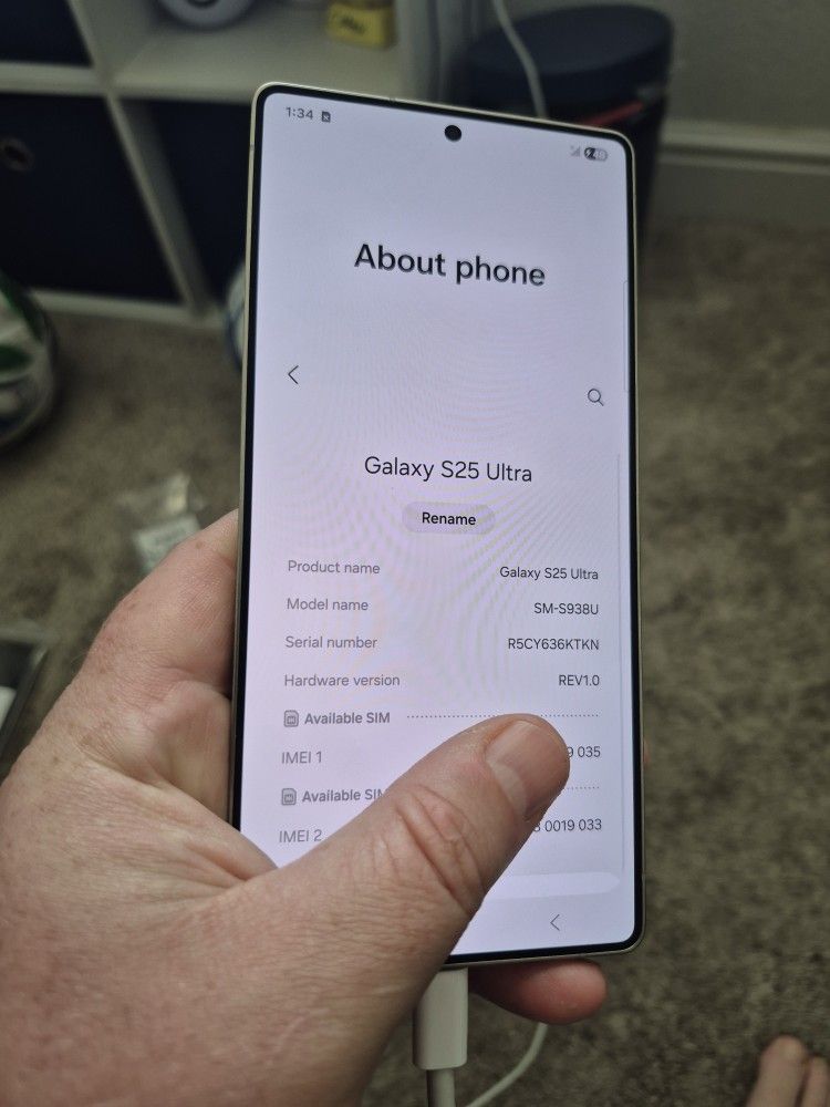 Flawless Sim Unlocked Samsung galaxy S25 Ultra 256gb