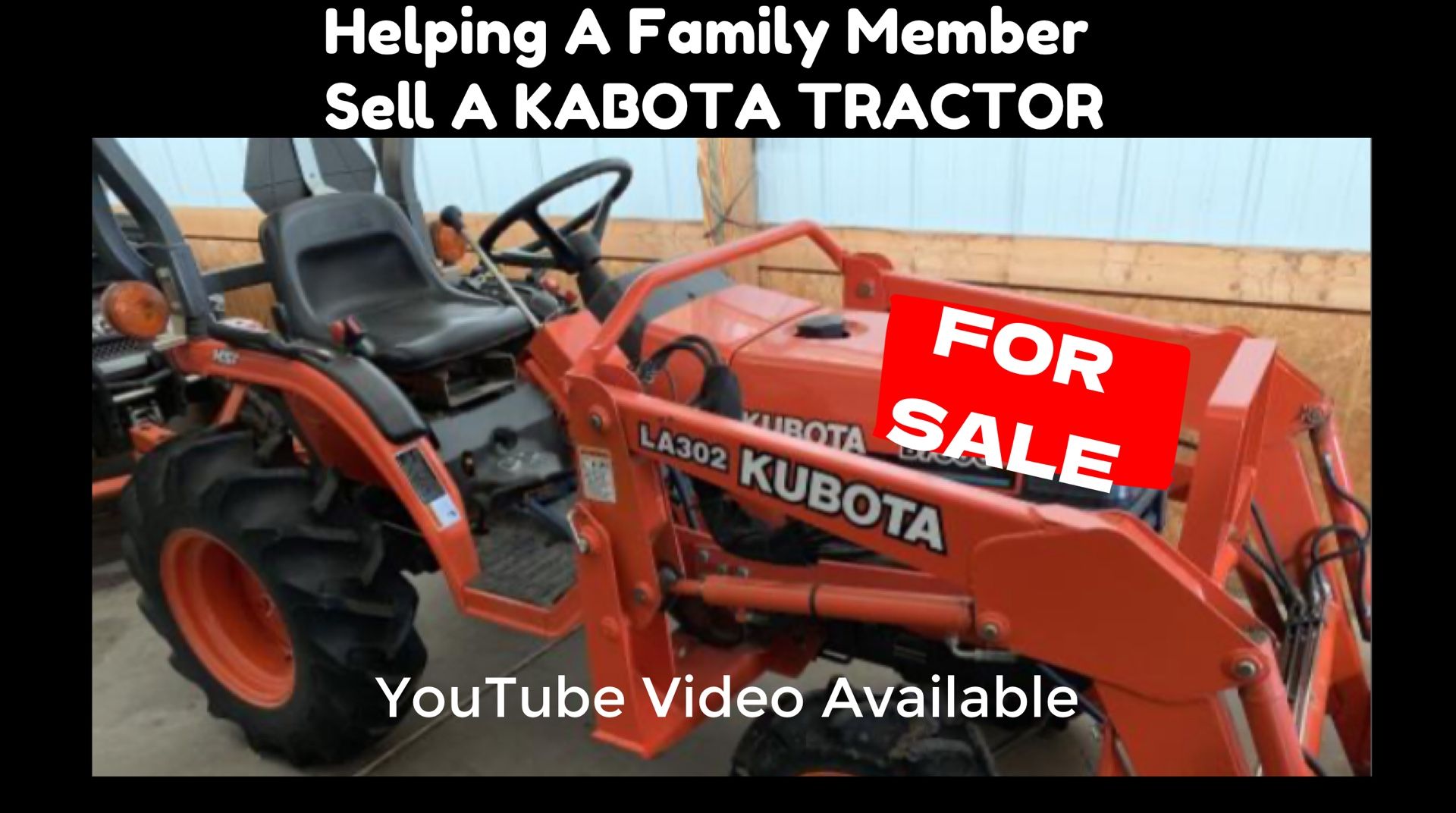 KUBOTA B7510 / LA302 Front Loader Diesel Tractor With $8000 In Attachments