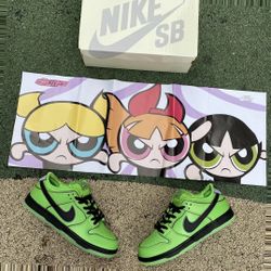 Nike SB Dunk Low The Powerpuff Girls Buttercup 11 