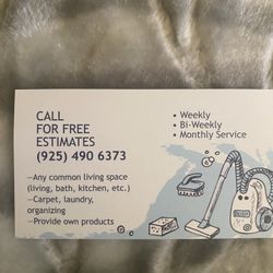 Any Common living Space (living ,bath,kitchen,etc Carpet,laundry,organizing 