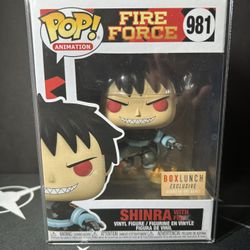 Funko Pop Fire Force Shinra Box Lunch Exclusive For Sale 