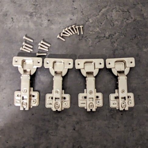 IKEA Cabinet Hinges | Set of 4 with Screws