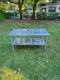 Stainless Steel Commercial Work Table with Undershelf