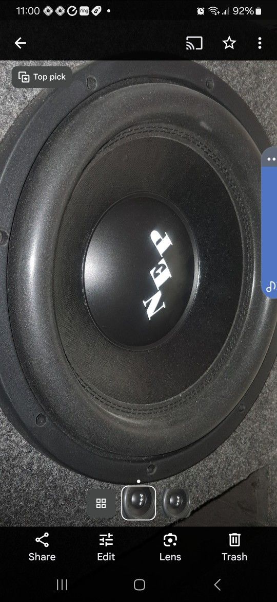 Subwoofers 2 X 12's In Ported Box.