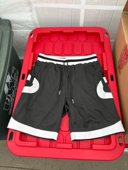 Asaali Jean Co Mesh Shorts – Black/White (XS)