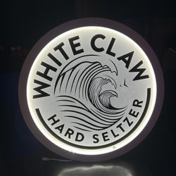 White Claw Hard Seltzer LED Sign