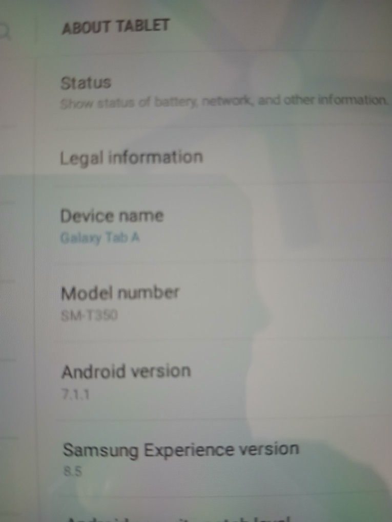 Samsung Galaxy Sm T350