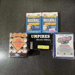 1989 -90  5Different Baseball Sets All Brand New 