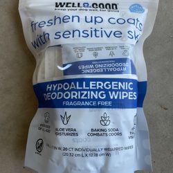 Hypoallergenic Deodorizing Pet Wipes