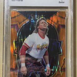 2023 SELECT WWE PRIZMS #27 Roddy Piper (Orange Flash)