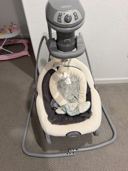 Baby swing lightly used