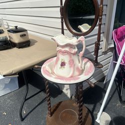 Antique Wash Basin And Stand