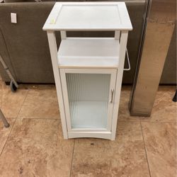 White Bathroom Storage