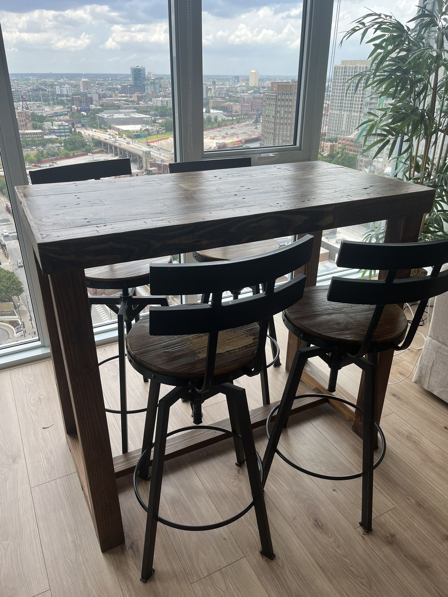 Table And Bar Stools