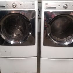 KENMORE ELITE STEAM WASHER GAS DRYER SET 