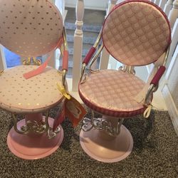 2 Our Generation / American Girl Doll Salon Chairs
