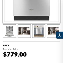 Brand New Whirlpool Gold Series Dishwasher 