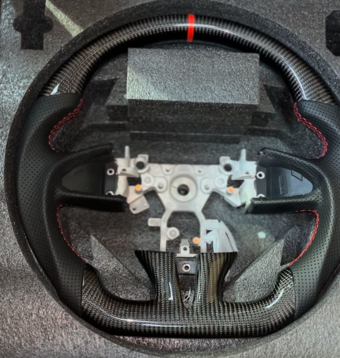 2014 2015 2016 2017 Infiniti Q50 Steering Wheel Carbon Fiber