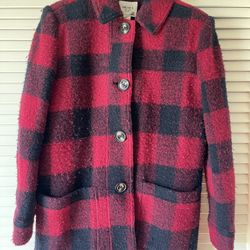 Women’s plaid coat