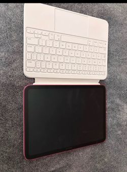 iPad with magic keyboard