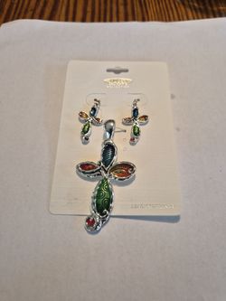 Pendant with Earring Set