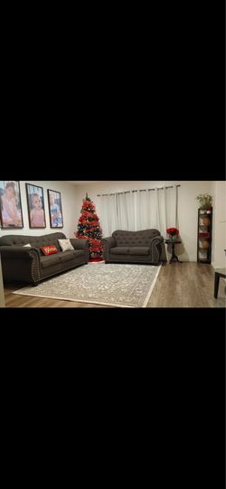 Couch and love seat
