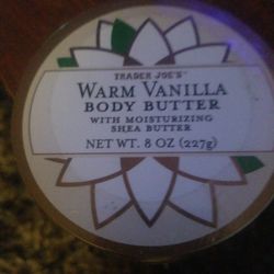 Warm Vanilla Body Butter