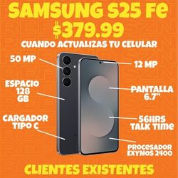 Samsung Galaxy S25 FE – $379 – Boost Customers Only