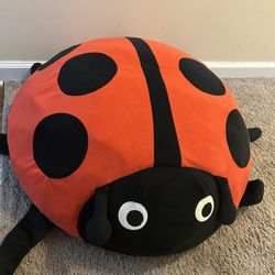 IKEA Sagosten LADYBUG Ladybird RED Cushion COVER and AIR PILLOW INSERT Kids