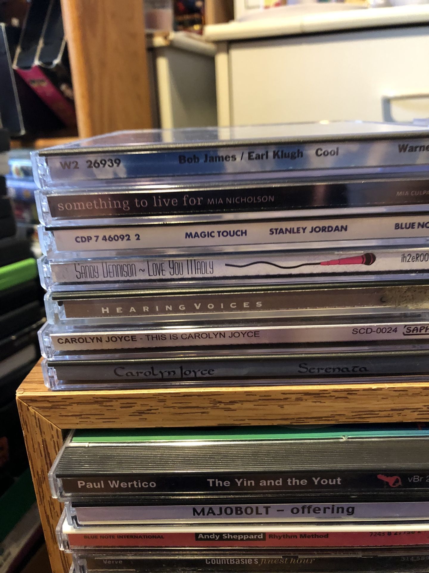 Over 100 Jazz Cds / Wood Case Not Included