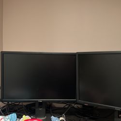 2 Like New 24” Dell Monitors U2412mc
