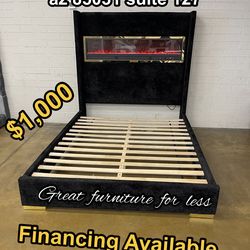 Queen size bed frame brand new