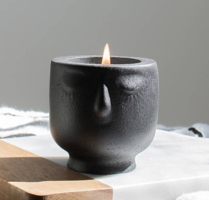 Modern Face Vessel Candle Holder Flower Planter Home Decor Accent