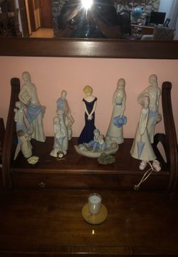 Porcelain Statues w/ Princess Diana