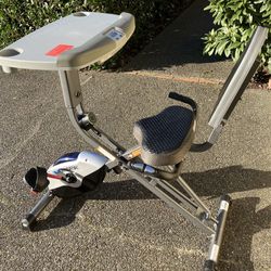Digital stationary bike with work platform