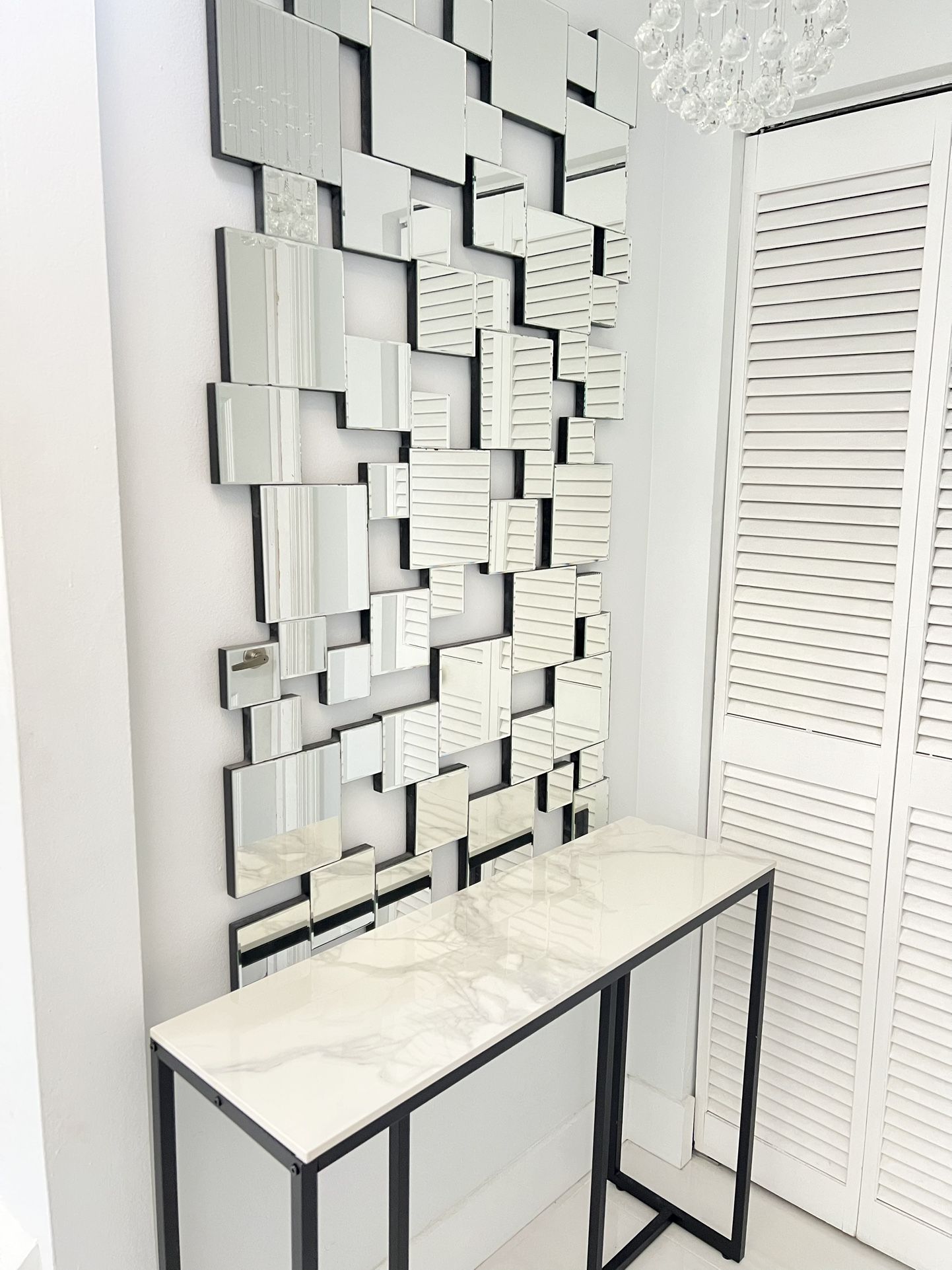 Marble Console Table / Entryway Table