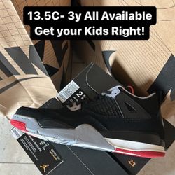 Jordan 4 Retro 2019 PS 13.5C- 3Y 100% Authentic With Reciepts