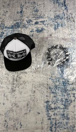 Chrome Hearts White And Black Trucker Hat