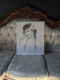 Bettie Paige portrait 